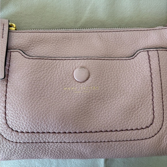 Marc Jacobs Empire City Leather Crossbody Bag Rose Light Pink - Picture 8 of 15